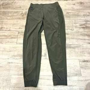 Athleta Women’s Brooklyn Jogger Cuffed‎ Athletic Pants Size 4 Olive Army Green